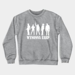 Wynonna Earp Cast Silhouette (Darker Backgrounds) Crewneck Sweatshirt